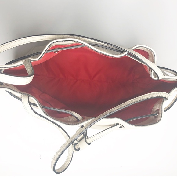 NWT Italian Lambskin Leather Bucket Bag - Picture 4 of 8